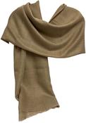 Aaron - 100% Cashmere Scarf - Taupe