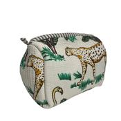 Makeup Bag - White Jungle