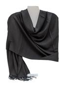 Aggie Cashmere Mix Wrap - Black