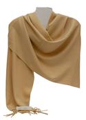 Aggie Cashmere Mix Wrap - Light Camel