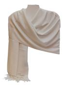 Aggie Cashmere Mix Wrap - White