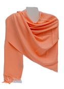 Aggie Cashmere Mix Wrap - Pale Apricot