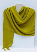 Aggie Cashmere Mix Wrap - Lime Green
