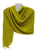 Aggie Cashmere Mix Wrap - Lime Green