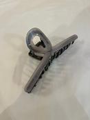 Claw Clip - Grey marble