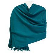 Adele - Cashmere Wool Blend Scarf - Petrol