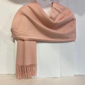 Adele - Cashmere Wool Blend Scarf - Nude Pink image