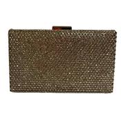 Jewelled Box Bag - Gold image