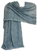 Cotton Scarf - Blue image
