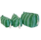Makeup Bag - Green Stripe image