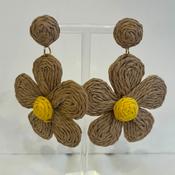Camilla Earrings - Straw