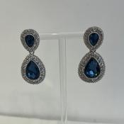Eleanor - Navy and Diamante