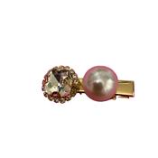 Small Hairclip - Diamante and Pearl