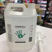 Airmedica 5L hand gel with pump dispenser