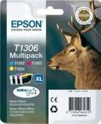 Epson T1306 Original High Yield CYM Multipack Ink Cartridge image