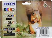 Epson 378XL Photo HD Inkjet Cartridge (Pack of 6) C13T37984010 (Original) image