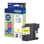Brother LC-221Y Original Yellow Ink image