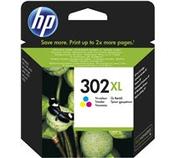 HP Original 302XL Tri-color High Capacity Ink Cartridge (F6U67AE) image