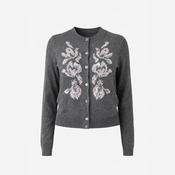 Cinq à Sept Isolde Cardigan - Dark Heather Grey