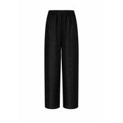 Greek Archaic Kori Cross Stitch Pants - Black