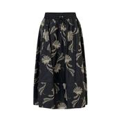 Cinq à Sept Paisley Sirani Skirt - Black/Gardenia image