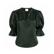 Cinq à Sept Split-Neck Fiona Top - Malachite image