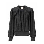 Isabel Marant Enza Lurex Top - Black image