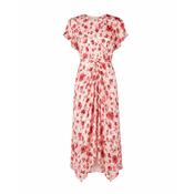 Isabel Marant Herva Dress - Ecru/Pink image