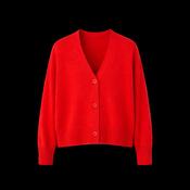 Les Tricots de Lea Grammalya Cardigan - Tomato