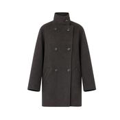 Loulou De Saison Olmo Coat - Brown Melange image