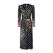 Saloni Claudia Midi Dress - Polka Bouquet image