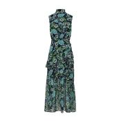 Saloni Fleur Ruffle Dress - Silva Fern image