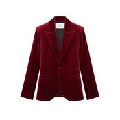 Zadig &amp; Voltaire Vavy Velvet Blazer - Cherry image
