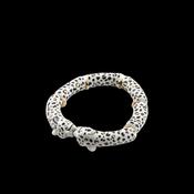 Nach White Leopard Chunky Bracelet