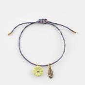Nach Yellow Flower Charm Bracelet