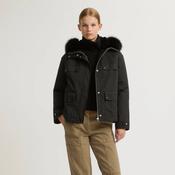 Yves Salomon Cropped Parka - Noir image