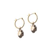 Nach Mini Hedgehog Hoop Earrings