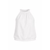 Greek Archaic Kori Elasticated Top - White