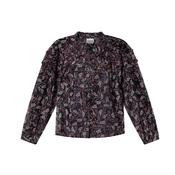 Marant Etoile Christa Blouse - Black/Raspberry image