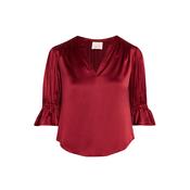 Cinq à Sept Split-Neck Fiona Top - Berrywine