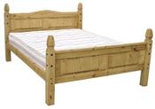 Corona Mexican Pine Queen Bed image