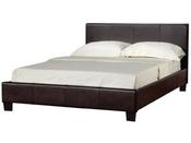 Prado Leather Bed Single 3ft image