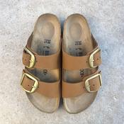 BIRKENSTOCK Arizona Big Buckle Mink Nubuck Leather image