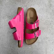 BIRKENSTOCK Arizona. Patent Fuchsia Tulip Birko-flor