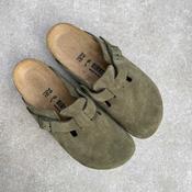 BIRKENSTOCK Boston Thyme Suede Leather