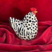 Large Funky Ceramic Hens no.1 by Joanne Robey