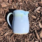 Blue and Jade Milk Jug by Rosemarie Durr