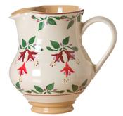 Nicholas Mosse Medium Jug in Fuchsia Pattern