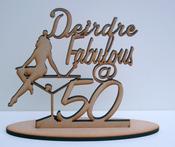Personalised Fabulous at 50 Sign image