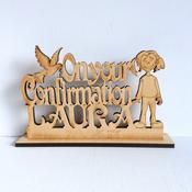 Confirmation  Wooden Keepsake Girl